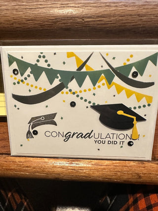 Graduation - "Congradulations - you did it.  GF218