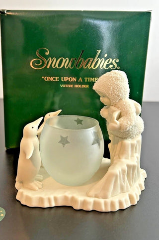 Snowbabies "Once upon a time" Votive holder Dept 56 #62 VV MTS|94899