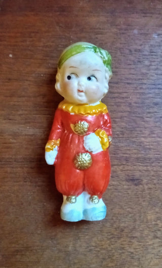 MW Vintage Porcelain Bisque Red Girl MTS|141631