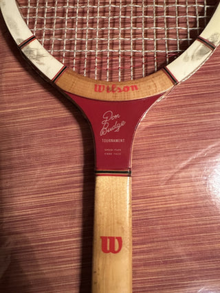 Vintage Wilson "Don Budge Tournament  Speed-Flex Fibre Fact #62 VV MTS|117629