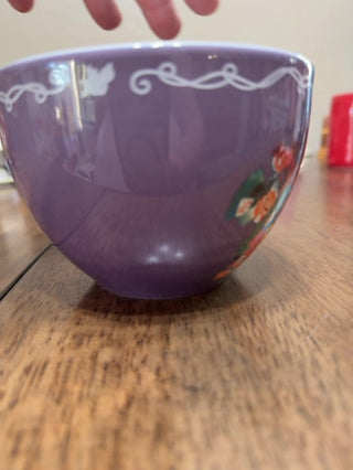 Disney Store LARGE purple Alice in Wonderland Tea Party Mug
