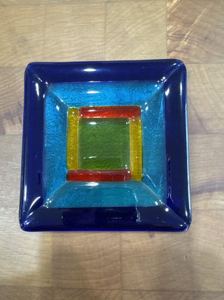AJ - Rainbow Glass Coaster Set of 4 MTS|63514