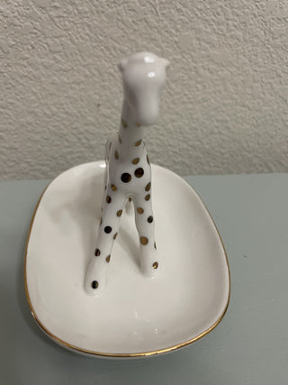 Ceramic Spotted Giraffe Trinket Dish #49 MTS|62156