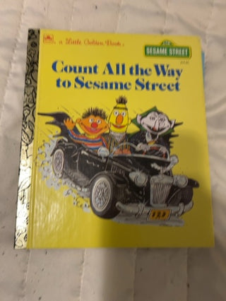 JP VINTAGE LOT OF 12 SESAME STREET LITTLE GOLDEN BOOKS  1990