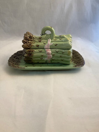 Bordallo Pinheiro 1960's Asparagus 3 piece Set