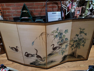 Vintage Japanese screen 3'×6' MTS|131345