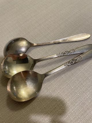 Vintage wm a rogers soup spoons set of 3