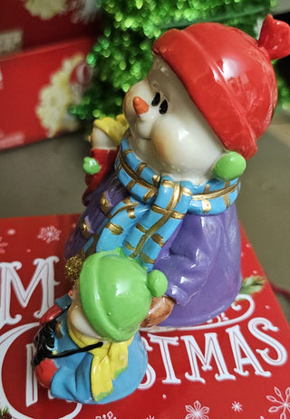 Snowmen Figurine,  Resin, 5" tall, RSV|121684