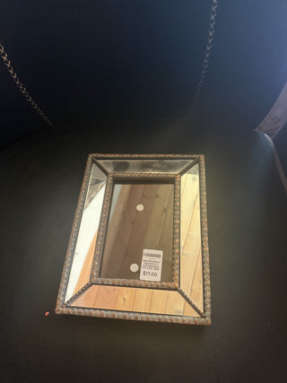 Beautiful Mirror Frame 9" X 7" and opening is 3.5" X 5.5" wide VV MTS