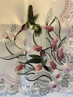 #2940 Hummingbird Embroidery 33x33 RSV
