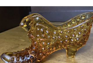 Vtg.  Fenton Art Glass Shoe-RSV|83416