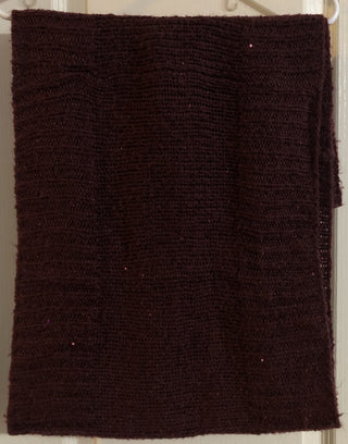 Burgundy Infinity Knit Glitter Scarf MTS 49|108894