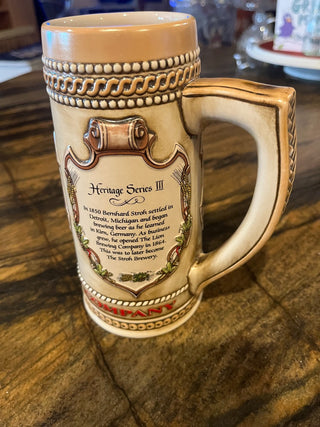 Stroh ion Brewing Co. Heritage Series Stein RSV
