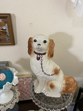 19th century Staffordshire spaniel rcd|105322