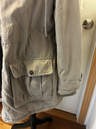 DKNY Ligh Light Gray Winter Jacket Size S-RSV