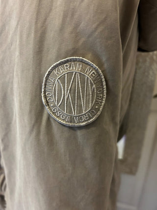 DKNY Ligh Light Gray Winter Jacket Size S-RSV