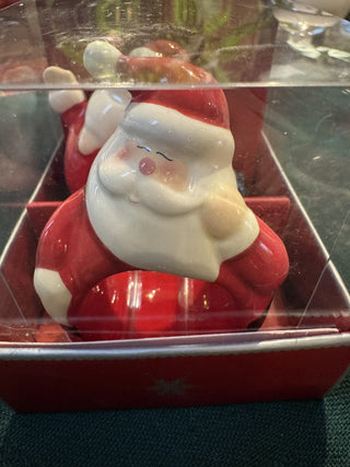 Santa Napkin Rings Williams-Sonoma-KL RCD
