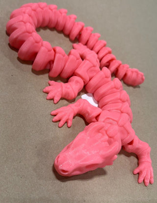 Skeleton Dragon Wiggly Hot Pink RV|87429