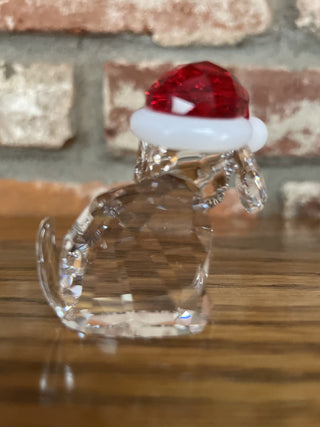 Swarovski Dog W/Santa Hat RSV|134059