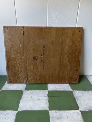 Antique Wood framed Mirror/Rectangle F&M