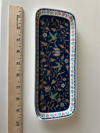 Vintage takahashi Silk Road floral plate RSV|105592