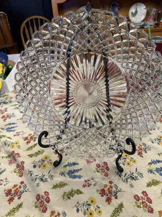 Vintage Anchor Hocking 14 inch Clear Glass Serving Platter - RCD