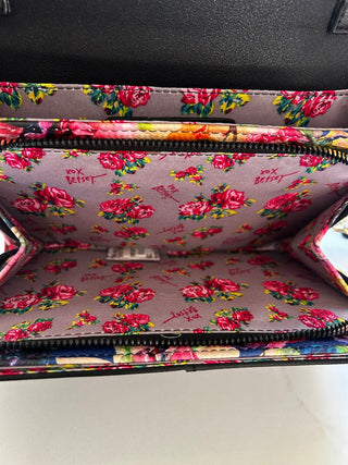 Betsey Johnson Crossbody Floral Purse
