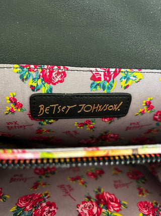 Betsey Johnson Crossbody Floral Purse
