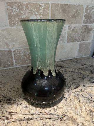 Green / Brown Pottery Vase|74709
