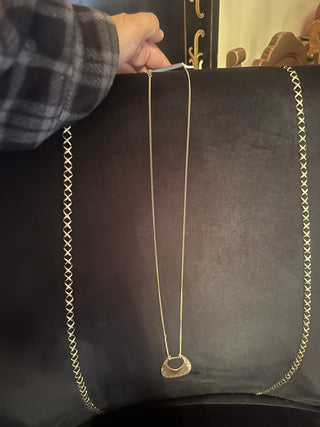 Vintage Thread necklace gold #62 VV MTS