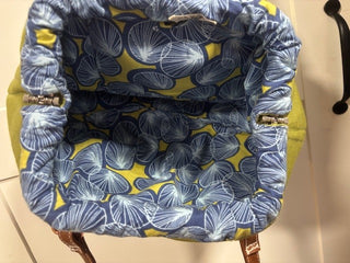 isd green canvas waterlily shoulder bag MTS|59904
