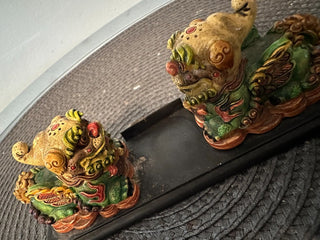 Dragon Pair Dancing Lions  MTS|91254