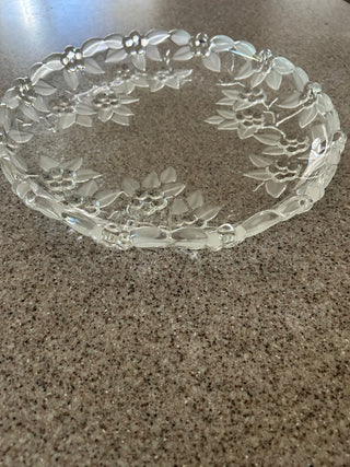 VTG Mikasa crystal serving platter|99801
