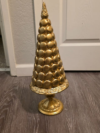 Golden Xmas Tree Figure RSV|125159