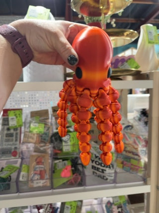 Giant Wiggly Octopus MC Orange