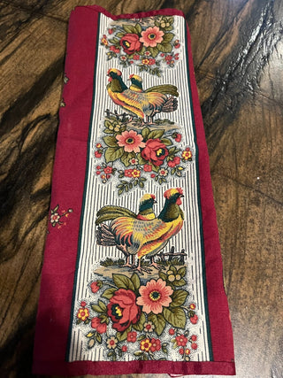 French Rooster Tropical Cloth Napkins (set of 4)