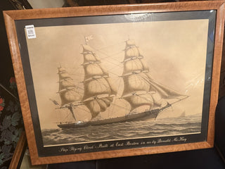 The Clipper Ship Flying Cloud Print Built at East Boston in 1851 Donald McKay #47 VV MTS