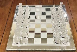 Glass Chess Set (LZD - RSV)|89948