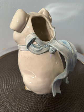 Pitcher Pig Fitz Floyd 1983 Blue Ribbon MTS