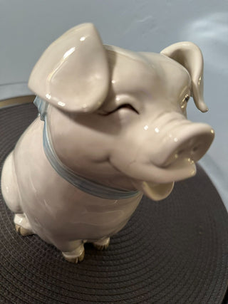Pitcher Pig Fitz Floyd 1983 Blue Ribbon MTS