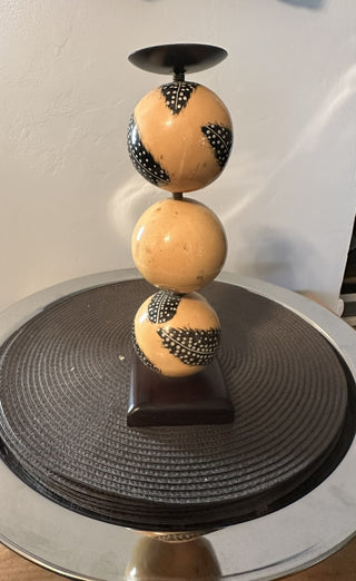 Candle Stand Feathers Native MTS|78736