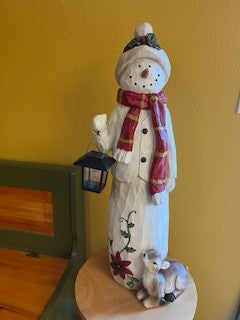 #2118 Large Snowman & Lantern RSV|86033