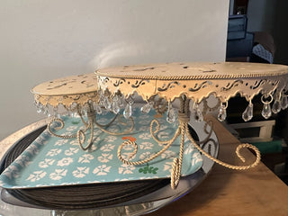 Cake Stand SET 2 Faux Crystal MTS|115204