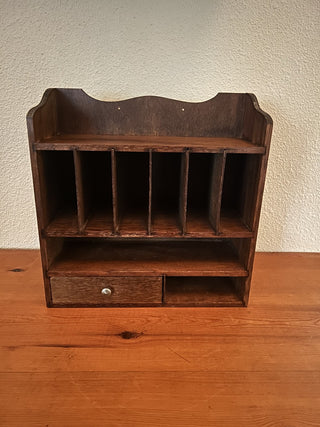Vintage Wood Desk Organizer,  MTS|88517