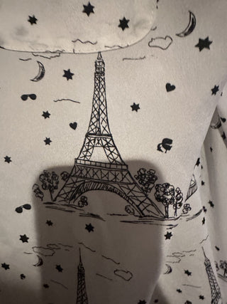 Karl Lagerfield Paris Eiffel Blouse #63 VV MTS