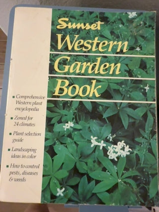 Vintage sunset western garden book