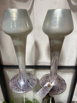 Czech/Bohemian Kralik Style Vases PAIR|53493
