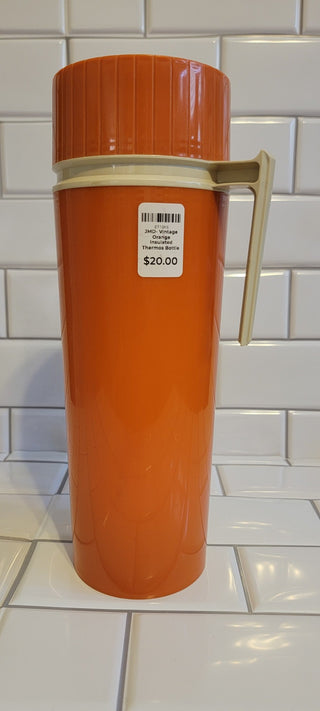JMD- Vintage Orange Insulated Thermos Bottle- RSV
