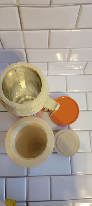 JMD- Vintage Orange Insulated Thermos Bottle- RSV