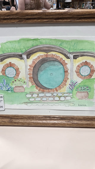 Hobbit's home watercolor paint|80292